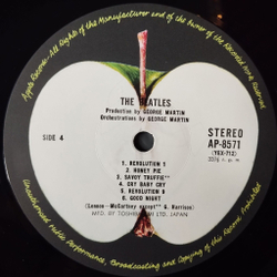Винтажная виниловая пластинка LP The Beatles White Album Белый Альбом (Japan 1973) (Obi) (4 Photo, Poster) Rocky Raccoon