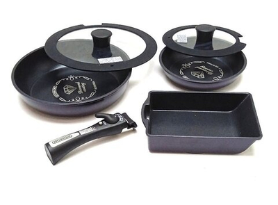 Набор сковород из 6 предметов IRIS OHYAMA IZ-SE6 Purlple