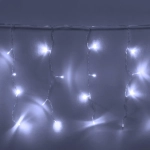 Гирлянда для дома БАХРОМА «Мерцание» ш1,5м* в40 см 48 ламп LED, прозрачн. провод, авторежим, IP-20, Белый (белое мерцание)