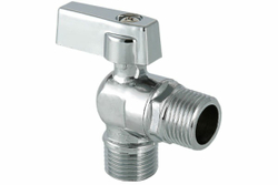 Кран шаровой угловой для подкл. с/т приборов 1/2"х1/2" VALFEX VF.392.N.04
