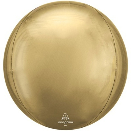 А 3D СФЕРА Б/РИС 16" Металлик White Gold