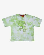 Футболка HELGI INGVARR Змей-Огненный волк Зеленая