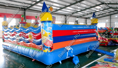 Коммерческий надувной батут "Приключения на море" 6*5*2,8 м