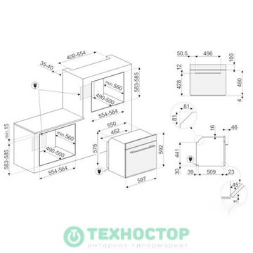 Электрический духовой шкаф Smeg SOP6102TN