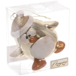 Ёлочная игрушка «Весёлый пингвинёнок» 11*6*11 см, шампань