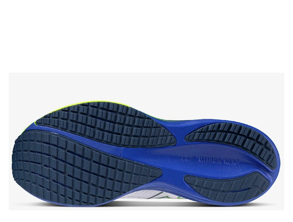 Кроссовки для бега мужские Mizuno Wave Rider 29 M бело-голубые