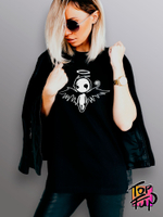 Футболка с принтом Emo angel
