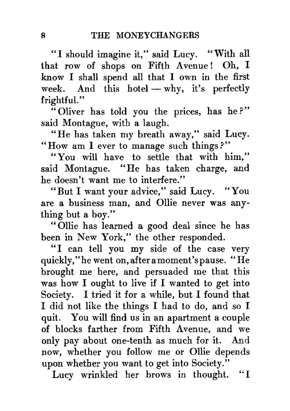 The Moneychangers | U. Sinclair