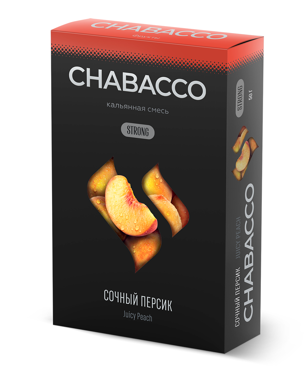 Chabacco Strong - Juicy Peach (50g)