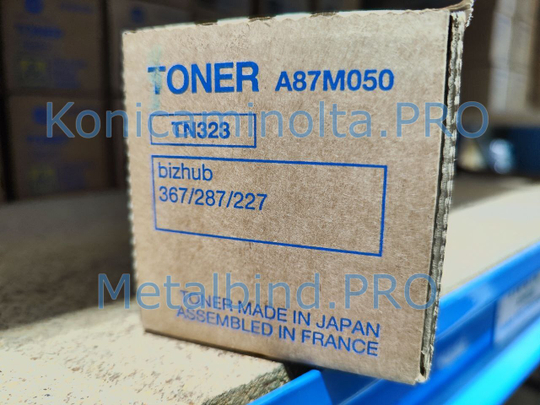 Тонер TN-323K Konica Minolta оригинальный черный A87M050
