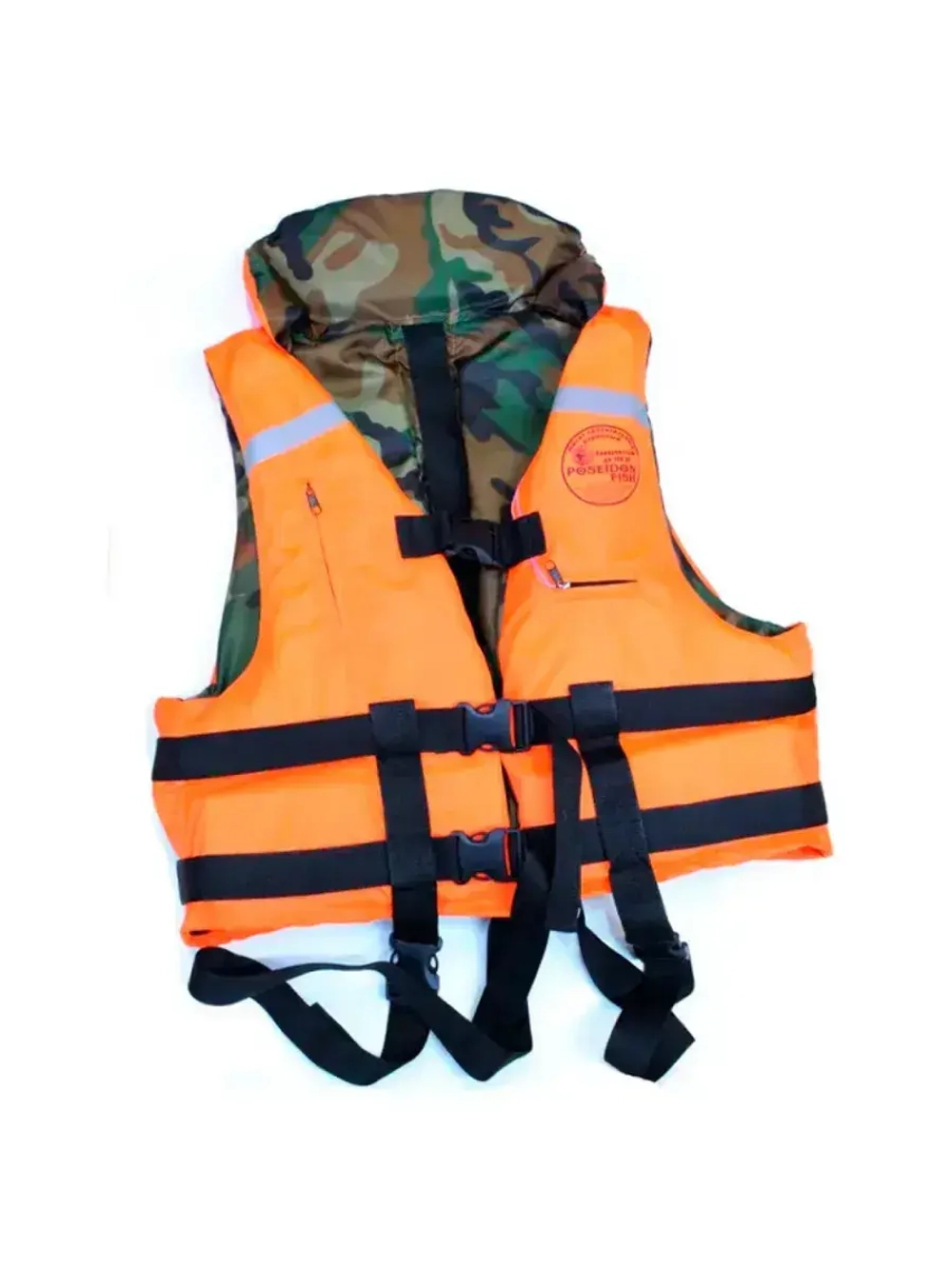 Жилет спасательный двухсторонний, до 80 кг (POS-80)