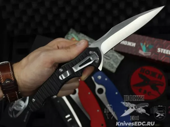 Складной нож Steelclaw Ракшас c клинком из стали D2, рукоять G10
