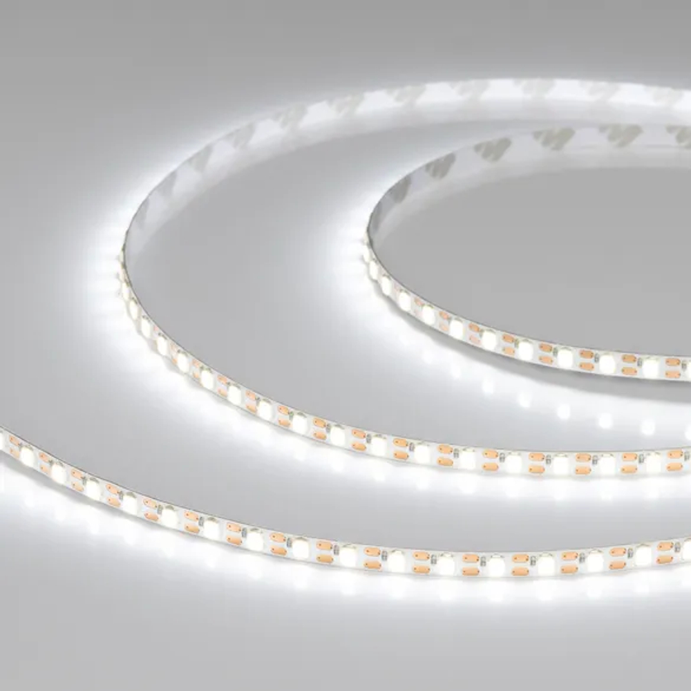 Светодиодная лента FC-A120-5mm 24V Сool8K-CX1 (10 W/m, IP20, 5m) (Arlight, резка 1 светодиод) 055975