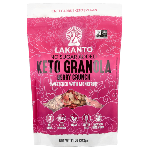 Lakanto, Keto Granola, Berry Crunch, 11 oz (312 g)