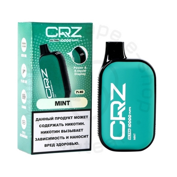 Одноразовая ЭС CRZ 10000 ULTRA &quot;Мята&quot; (Mint) (М)