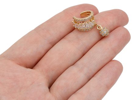 Кафф с круглой подвеской