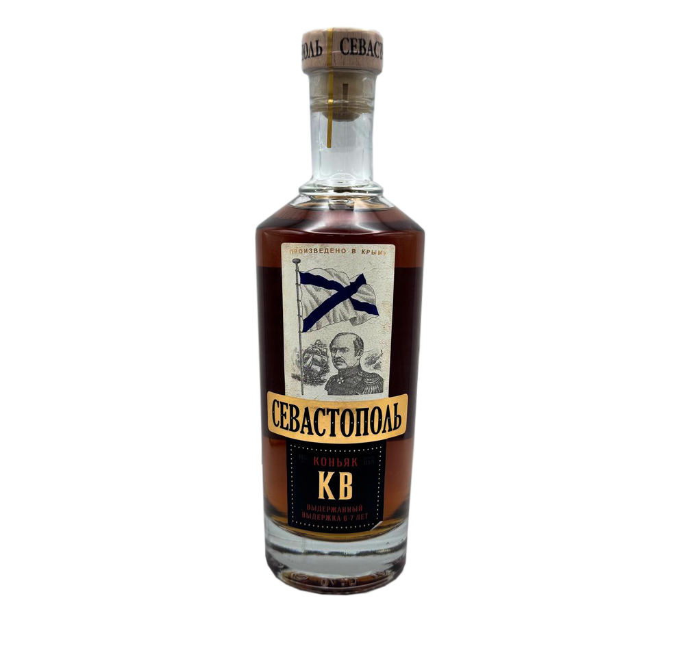 Коньяк Севастополь КВ "Адмиралы" 0,5л