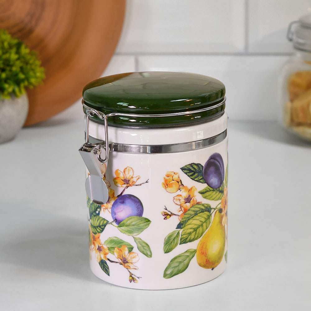 Банка 600мл круглая c клипсой "Дюшес" тм Appetite