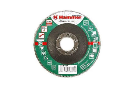 Круг лепестковый торцевой КЛТ Hammer 213-001 115 Х 22 Р 40