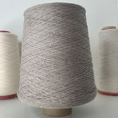 MAGIC; 100% хлопок, прозрачные пайетки 2мм; 580м/100гр; цвет: light тауп