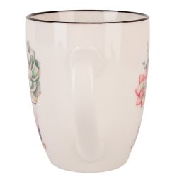 Кружка "Floristry" v=360мл (фарфор) (min12) (транспортная упаковка)