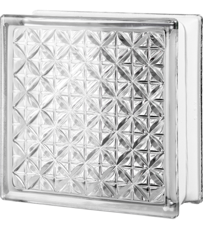 Стеклоблок бесцветный Актис Vitrablok 19,7x19,7x8