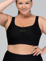 Бесшовный бюстгальтер для большой груди (Размер: 4X) (Цвет: бежевый)