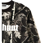 A Bathing Ape Forest Camo Wide Crewneck черный
