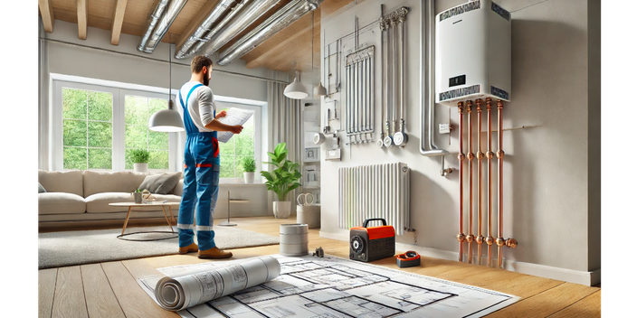 Монтаж систем отопления