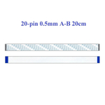 Шлейф 20 pin, 20 см, шаг 0.5 мм FFC, обратный Б