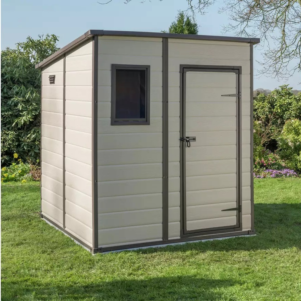 Пластиковый сарай Keter Manor Pent 6x6 beige