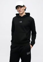 EA7 Emporio Armani Толстовка с капюшоном - Чёрный