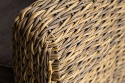 "Кальяри" диван трехместный плетеный из искусственного ротанга (гиацинт), цвет соломенный