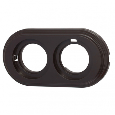 Рамка 2-х постовая, пластик, цвет коричневый BF1-620-22