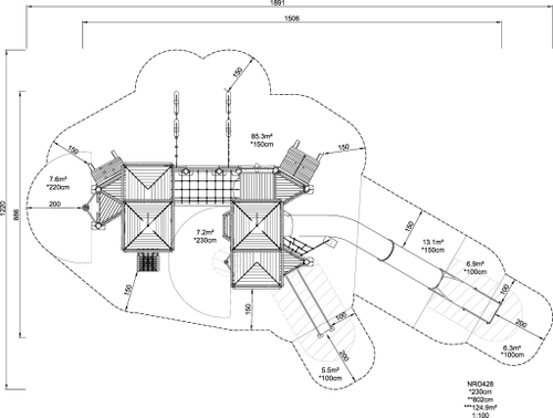 Замок (10 м), средний