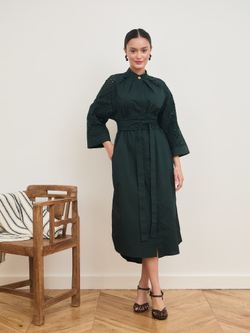 Платье кимоно ажурное