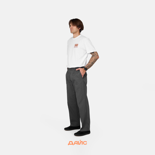 Брюки мужские Dickies Skateboarding Jamie Foy Loose Straight Twill Pants артикул:WPJ01CH Брюки мужские Dickies Skateboarding Jamie Foy Loose Straight Twill Pants артикул:WPJ01CH - купить в магазине Дайс