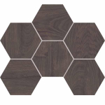 Ametis Selection SI04 Walnut hexagon 25x28.5