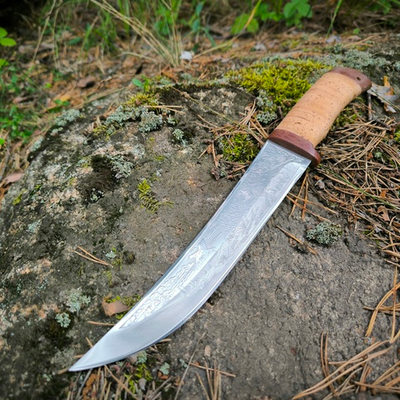 Туристический нож НС-13 Охота (Х50СrМо15) гравировка, Златоуст