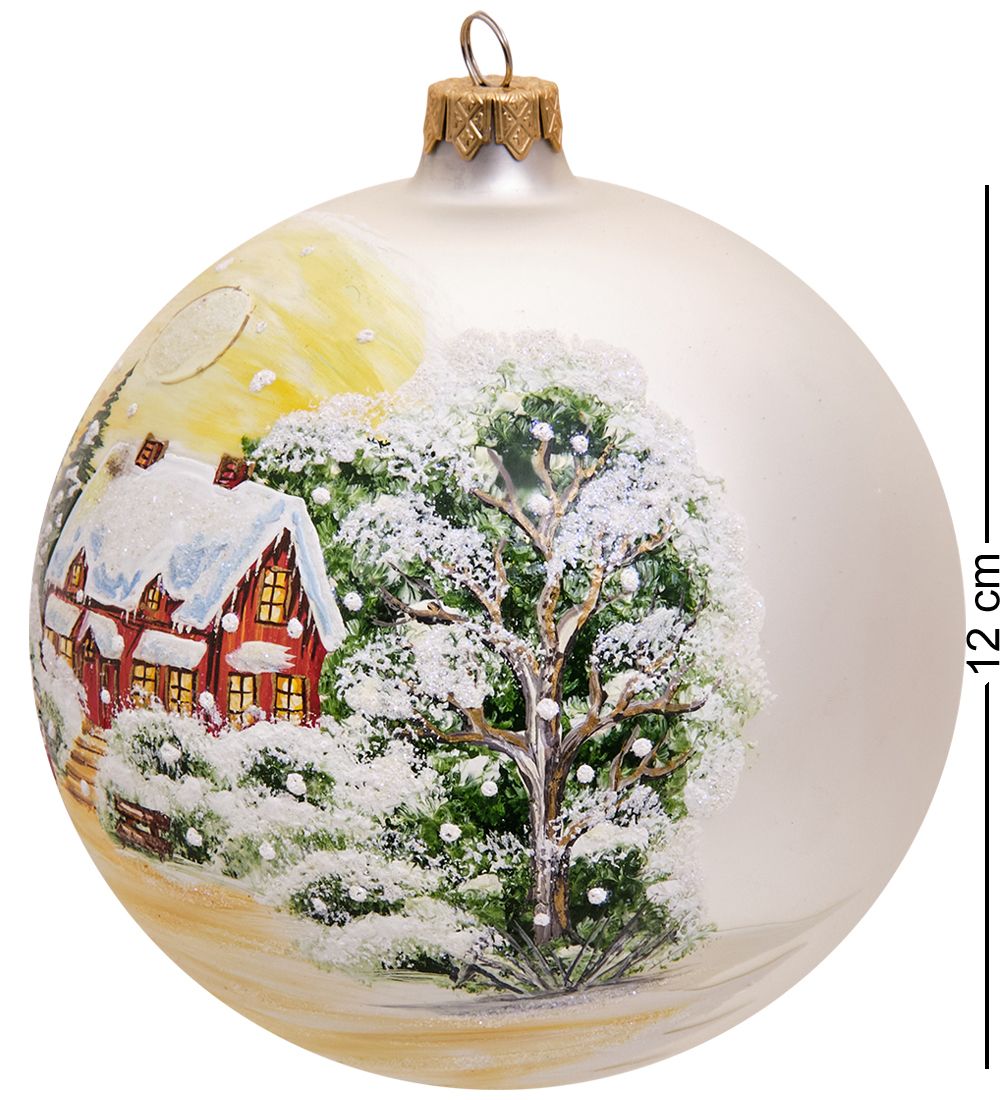 Элита НФШ-1492 Ел.украшение Шар «Солнечный день» 120 мм