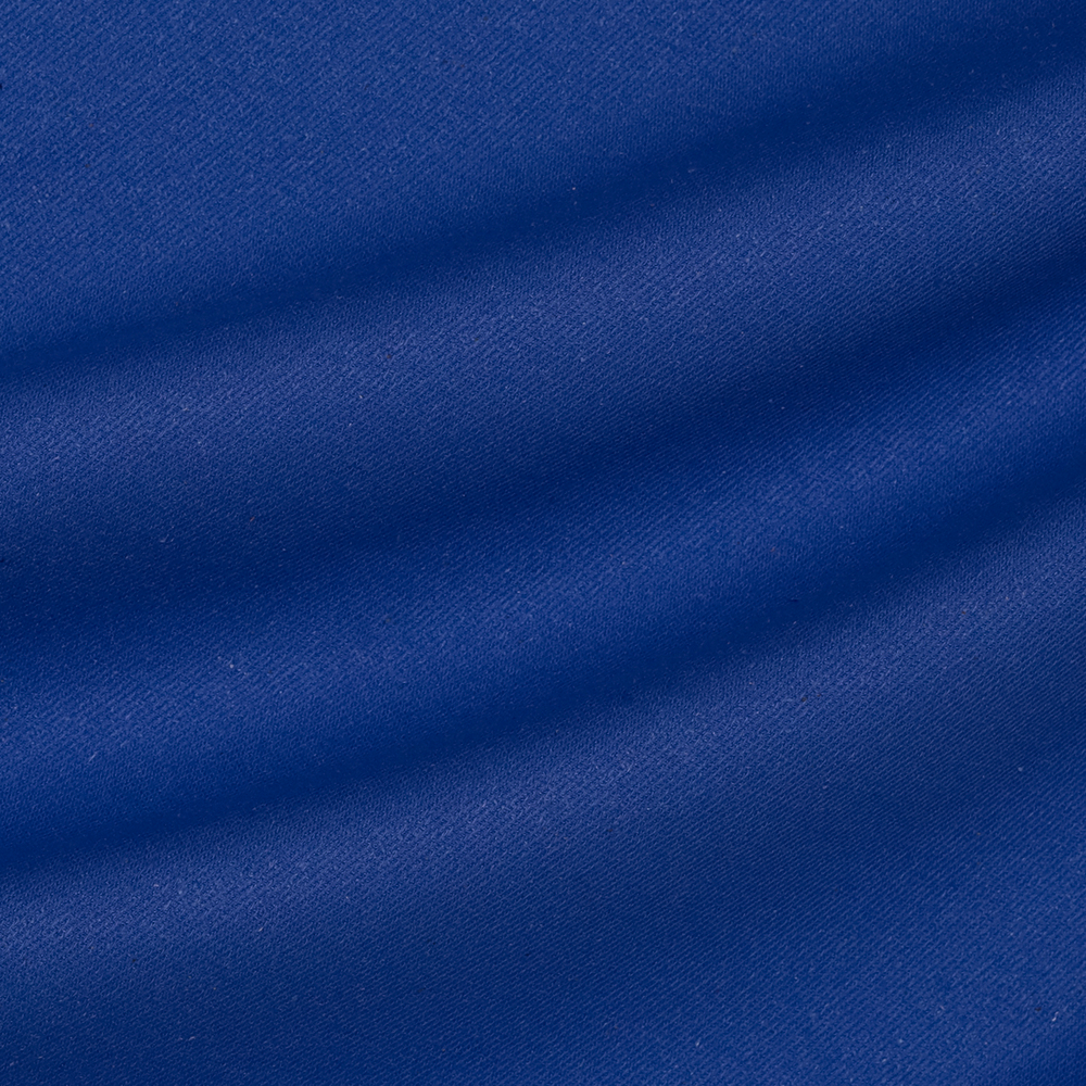 Костюмная шёлковая саржа (195 г/м2) тёмно-голубого оттенка