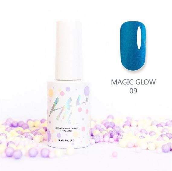 Гель-лак ТМ &quot;HIT gel&quot; №09 Magic glow, 9 мл