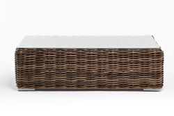 "Палермо" журнальный столик из искусственного ротанга, цвет соломенный