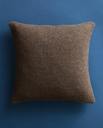 Zara Home наволочка декоративная из шерсти, коричневый