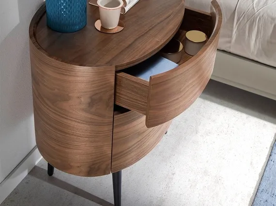 Овальная прикроватная тумбочка Angel Cerda 7074