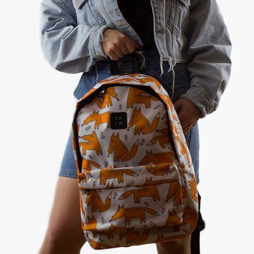 Рюкзак Zain. Лисы 114. Белый