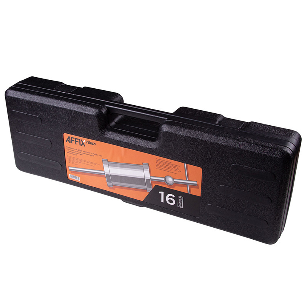AFFIX (AF10040017C) Обратный молоток универсальный с принадлежностями, кейс, 16 предметов