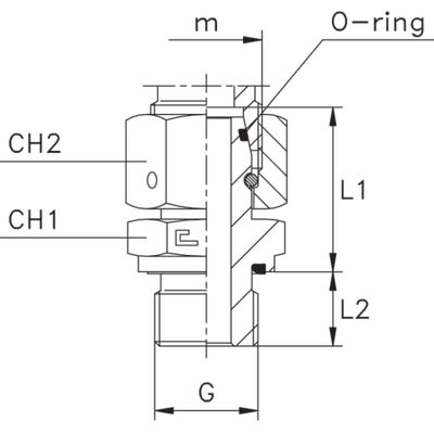 Штуцер FNE DL15 BSP 3/4