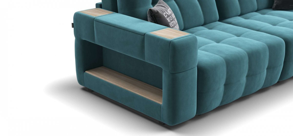 Диван Босс ХО Велюр Монолит зеленый