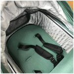 Коляска-трансформер 3в1 Luxmom 608 /автолюлька/ изумрудный ткань